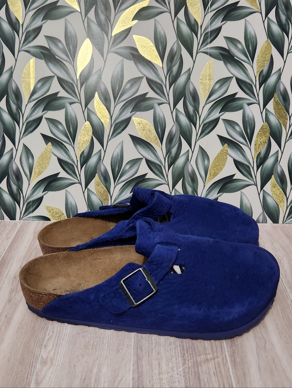Birkenstock Boston Clogs Royal Blue Men's Size 10 EU 43 Made in Germany MCM
